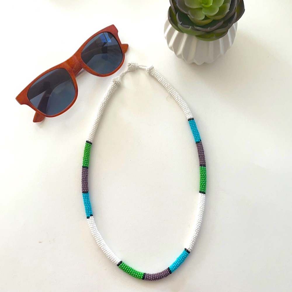 African Zulu Beaded Necklace South Africa